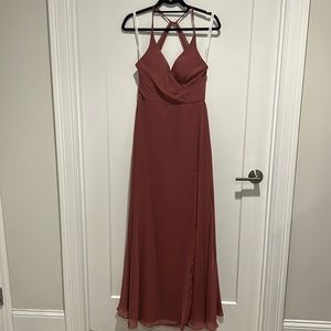 Azazie Davis Dress New with Tags Size A4 with Dress bag in Dessert Rose